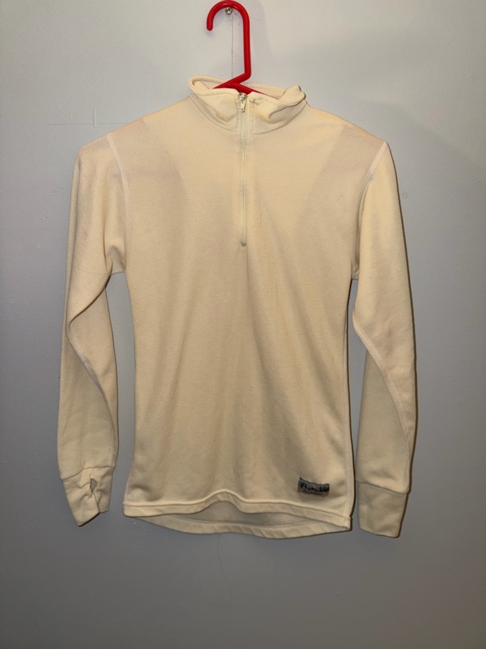 Vintage Cream Half-Zip womans